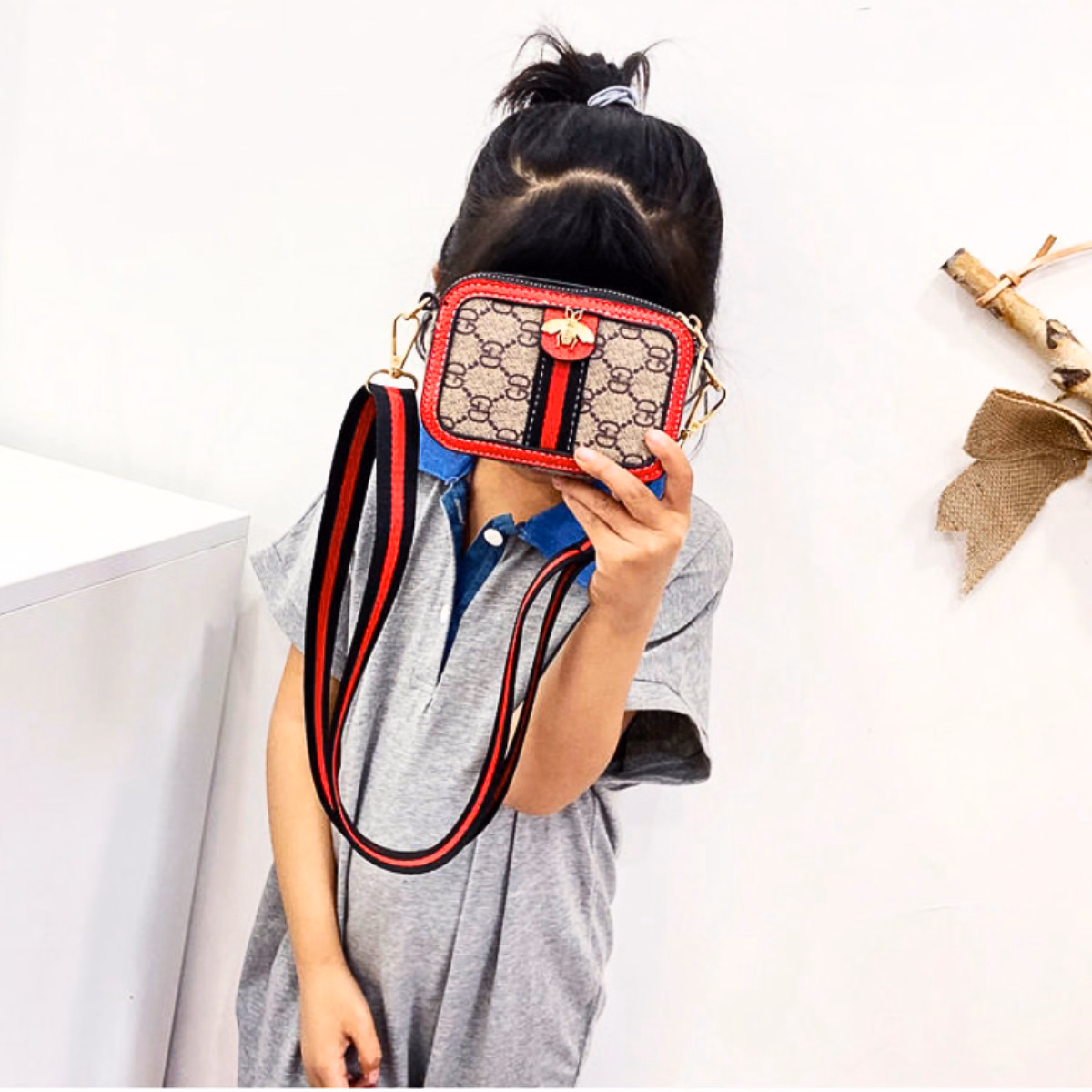 Túi Đeo Chéo Con Ong Cho Bé Cực Style - Shop Mẹ Bống - Ảnh 6