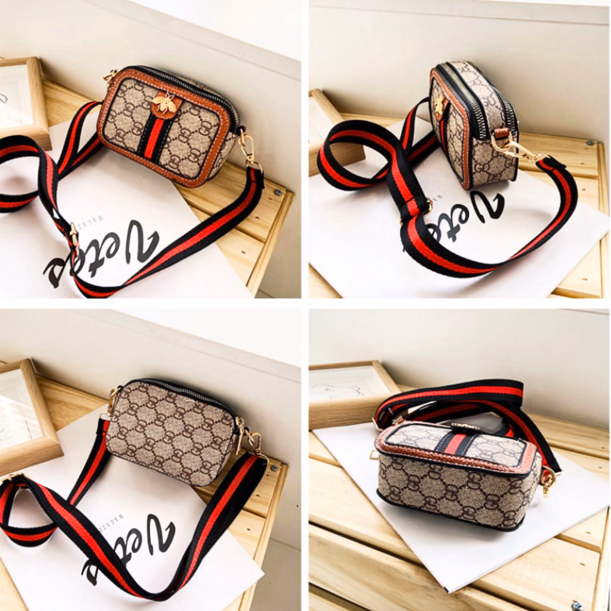 Túi Đeo Chéo Con Ong Cho Bé Cực Style - Shop Mẹ Bống - Ảnh 5