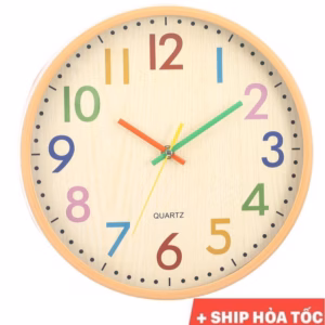 Đồng Hồ Treo Tường Kim Trôi Decor Trang Trí Nghệ Thuật Không Tiếng Động Phòng Khách Phòng Ngủ 30Cm - Cheap&Good