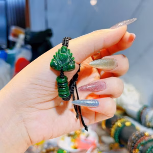 Vòng Tay Hồ Ly Chúa Tết Ngũ Điếu Ngọc Cẩm Thạch Sơn Thủy Thiên Nhiên - Thắng Giang