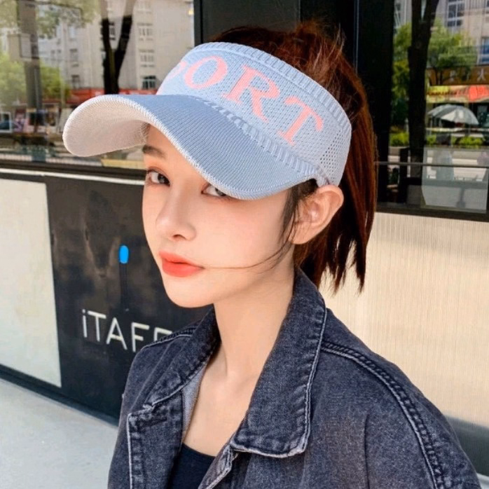 Mũ Lưỡi Trai Nửa Đầu Cá Tính Cho Bạn Nữ Sport - Shop Mẹ Bống - Ảnh 7