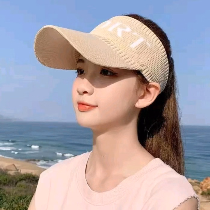 Mũ Lưỡi Trai Nửa Đầu Cá Tính Cho Bạn Nữ Sport - Shop Mẹ Bống