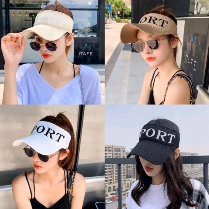 Mũ Lưỡi Trai Nửa Đầu Cá Tính Cho Bạn Nữ Sport - Shop Mẹ Bống - Ảnh 10