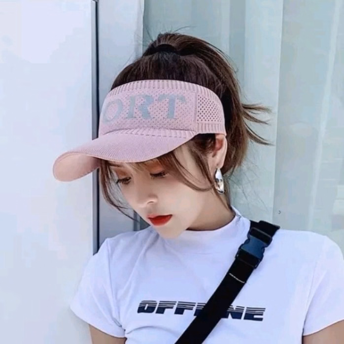 Mũ Lưỡi Trai Nửa Đầu Cá Tính Cho Bạn Nữ Sport - Shop Mẹ Bống - Ảnh 15