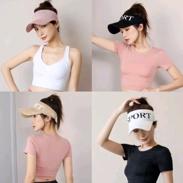 Mũ Lưỡi Trai Nửa Đầu Cá Tính Cho Bạn Nữ Sport - Shop Mẹ Bống - Ảnh 16