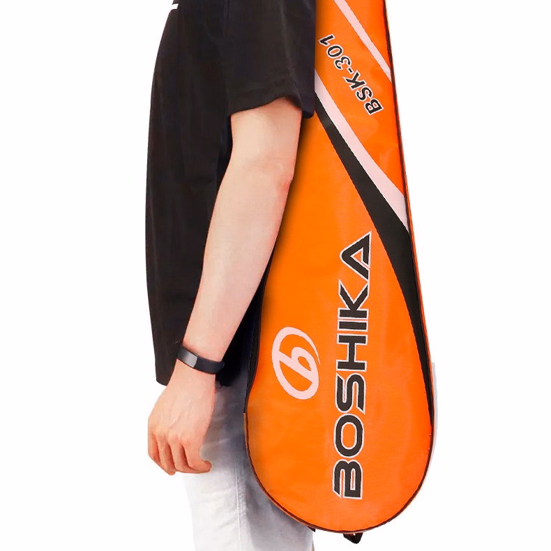 Bộ 2 Vợt Cầu Lông Boshika 301 Tay Cầm Mút Xốp Chống Trơn Tặng Kèm 3 Quả Cầu, Túi Đựng, Vợt Cầu Lông Boshika - Cheap&Good - Ảnh 3