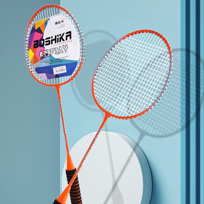 Bộ 2 Chiếc Vợt Cầu Lông Boshika 206 Chất Lượng Cao Tặng Kèm 3 Quả Cầu, Túi Đựng, Bộ Vợt Cầu Lông Boshika - Cheap&Good - Ảnh 11