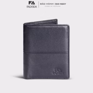 Ví Nam Da Bò Thật Dáng Đứng Cao Cấp Thương Hiệu Fadoda Vn034