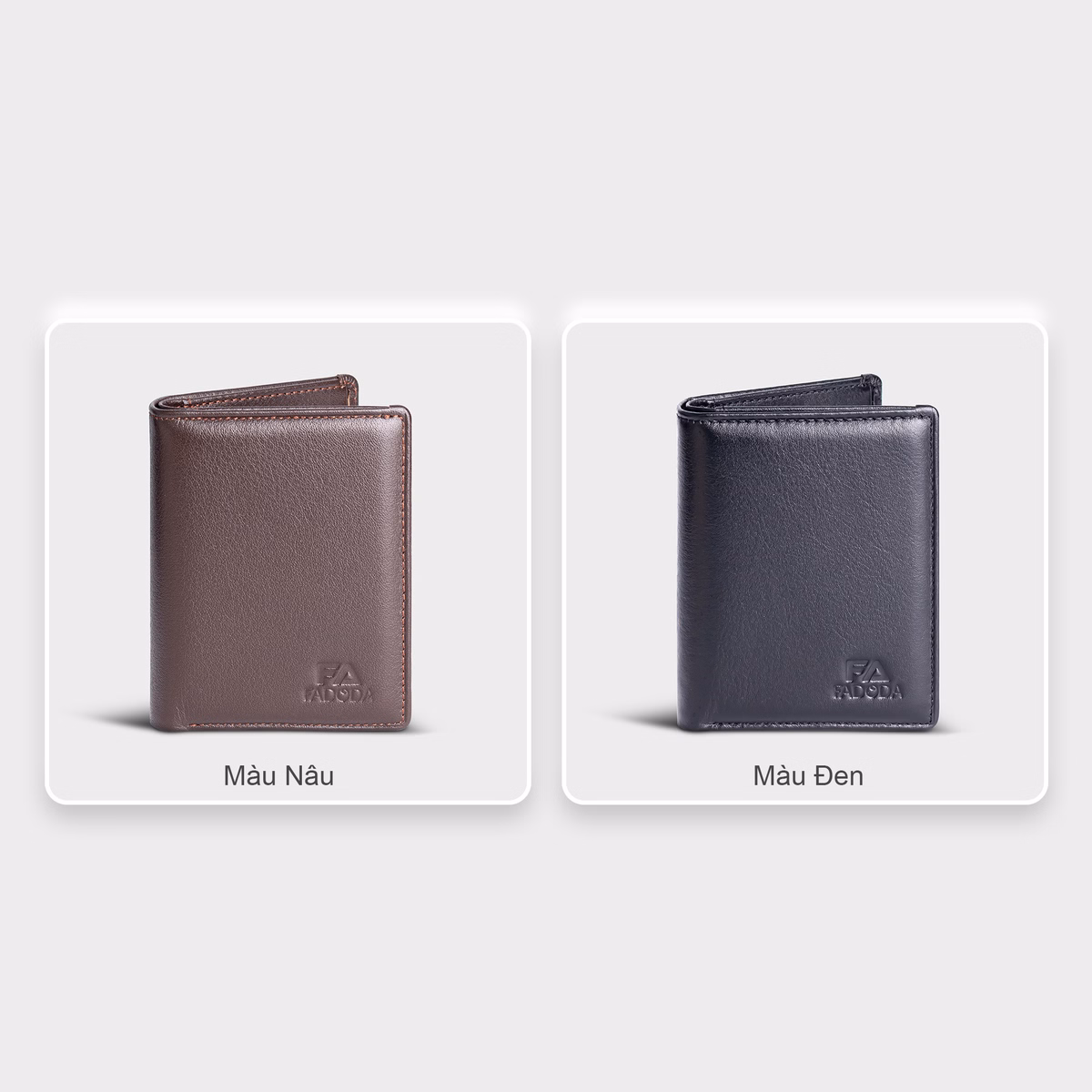 Ví Da Bò Thật Nhiều Ngăn Dáng Đứng Vn035 Fadoda - Ảnh 7