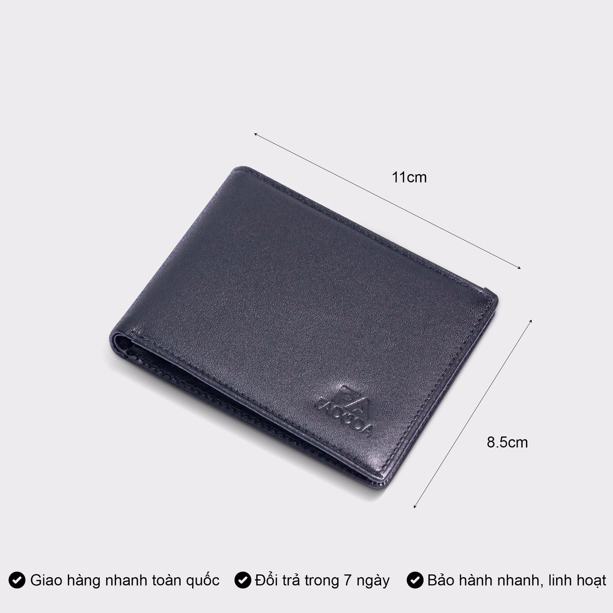 Ví Da Bò Mini Nhiều Ngăn Đựng Thẻ Fadoda Vn036 - Ảnh 2