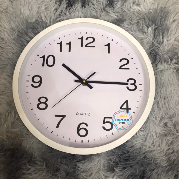 Đồng Hồ Treo Tường Kích Thước Lớn Đường Kính 30Cm, Đồng Hồ Treo Tường Trang Trí - Cheap&Good - Ảnh 6