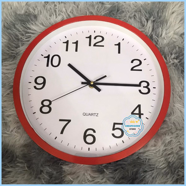 Đồng Hồ Treo Tường Kích Thước Lớn Đường Kính 30Cm, Đồng Hồ Treo Tường Trang Trí - Cheap&Good - Ảnh 4