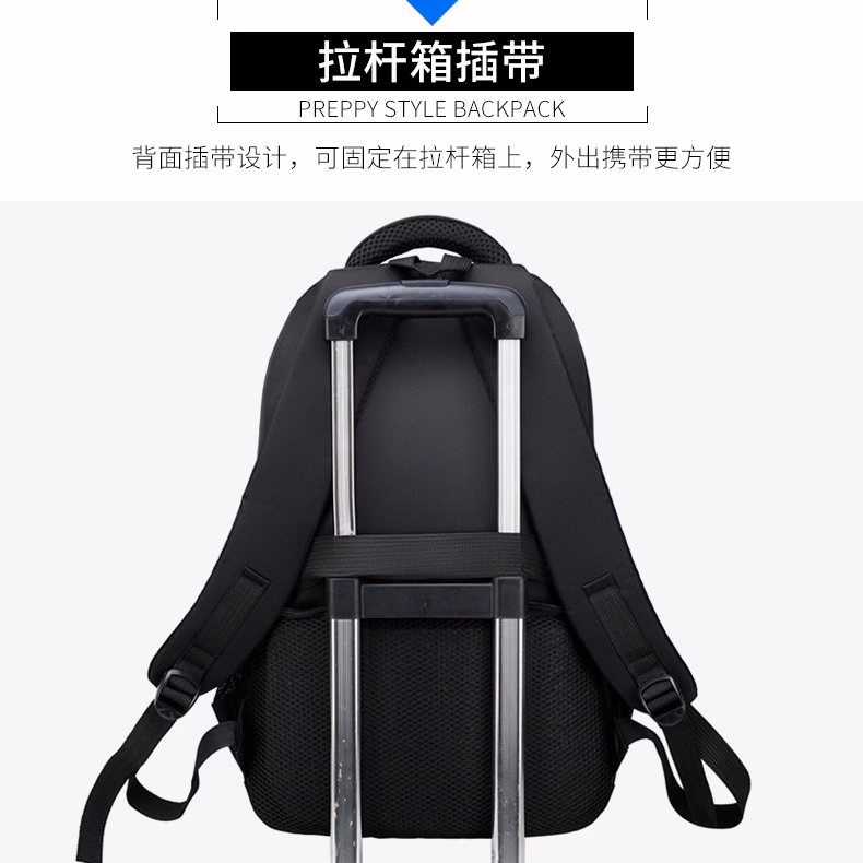 Balo Du Lịch Nam Bền Bỉ Dày Dặn Thời Trang Hàn Quốc Wh370 - Winnie House - Ảnh 8