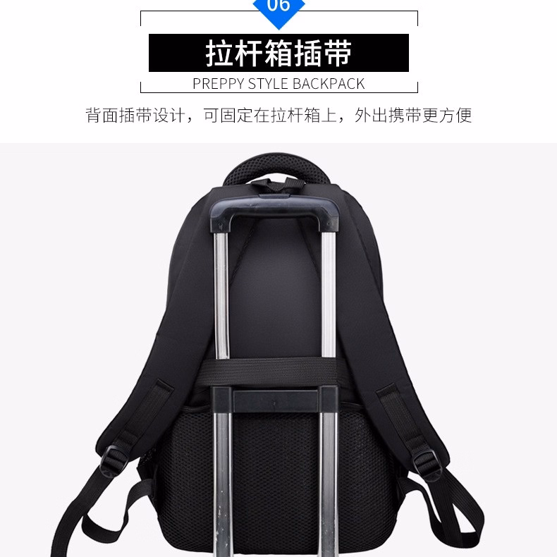 Balo Du Lịch Nam Bền Bỉ Dày Dặn Thời Trang Hàn Quốc Pp370 - Pipi Store - Ảnh 16