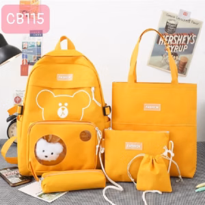 Balo Combo 4 Món Hình Gấu - Shop Mẹ Bống