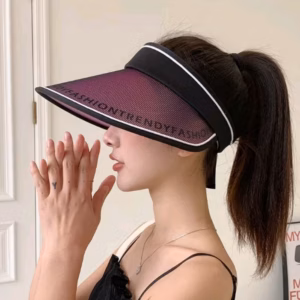 Mũ Lưỡi Trai Đi Biển Vành Rộng Fashion Nón Nữ Nửa Đầu Chống Nắng Chống Tia Uv Thời Trang - Shop Mẹ Bống