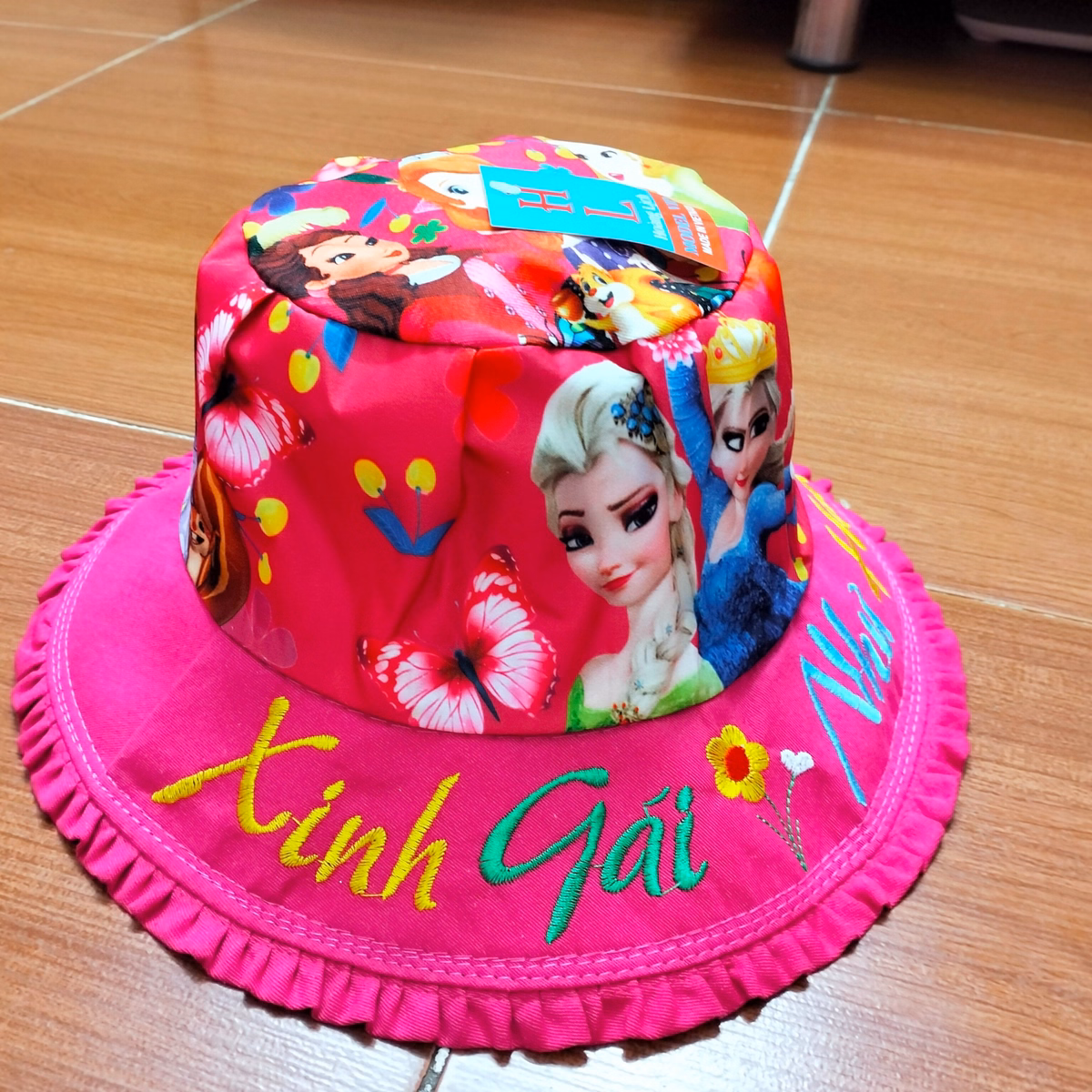 Nón Tai Bèo. Mũ Vành Tròn Xinh Gái Như Hoa Cho Bé - Shop Mẹ Bống - Ảnh 4