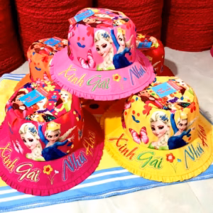 Nón Tai Bèo. Mũ Vành Tròn Xinh Gái Như Hoa Cho Bé - Shop Mẹ Bống