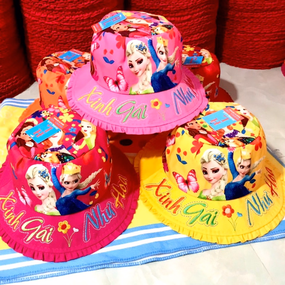 Nón Tai Bèo. Mũ Vành Tròn Xinh Gái Như Hoa Cho Bé - Shop Mẹ Bống