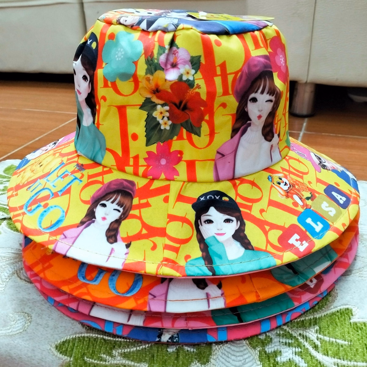 Nón Tai Bèo, Mũ Vành Tròn Elsa Cho Bé - Shop Mẹ Bống