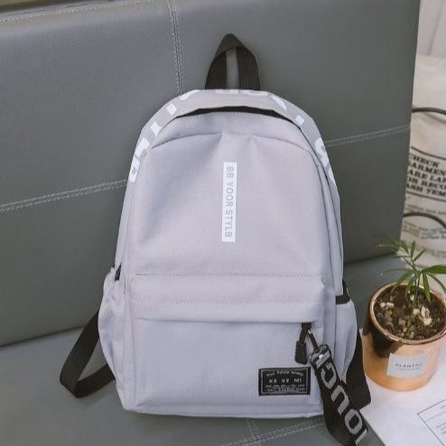 Balo Đi Học Vải Bố Canva In Chữ Và Mèo Xinh Xắn - Shop Mẹ Bống - Ảnh 7