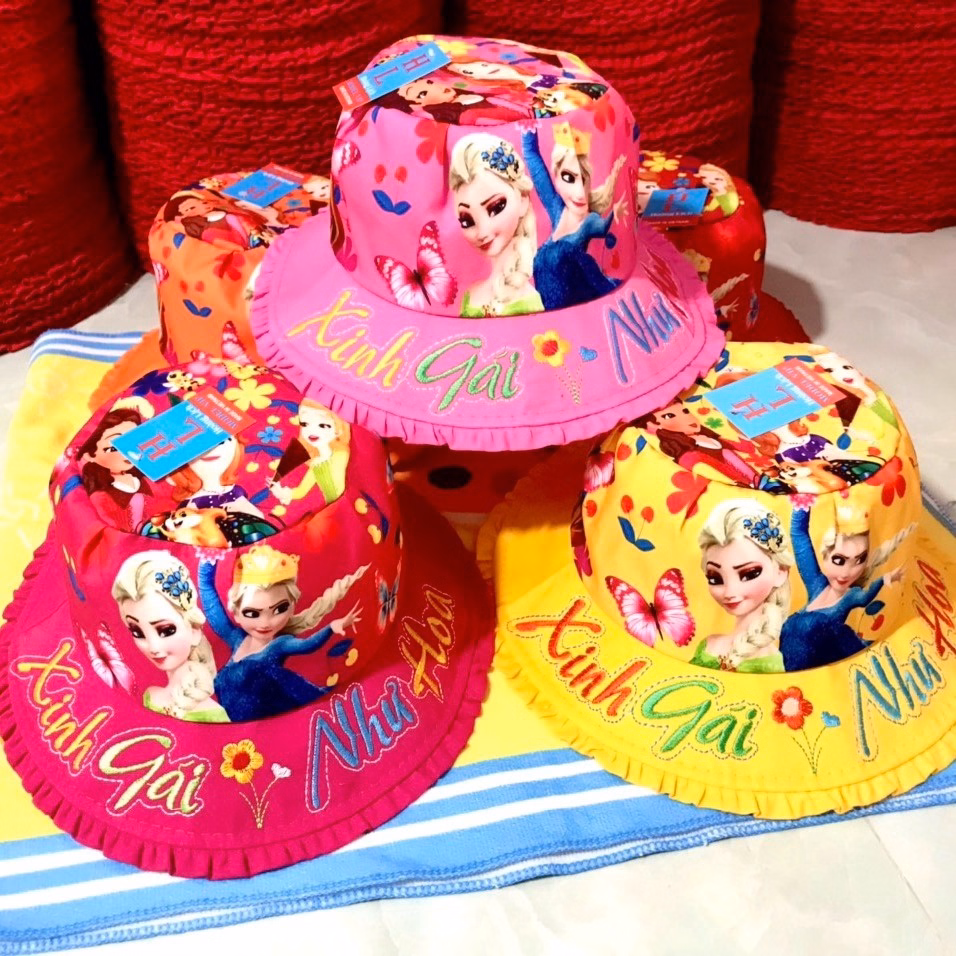 Nón Tai Bèo, Mũ Vành Tròn Xinh Gái Như Hoa Cho Bé - Shoip Mẹ Bống