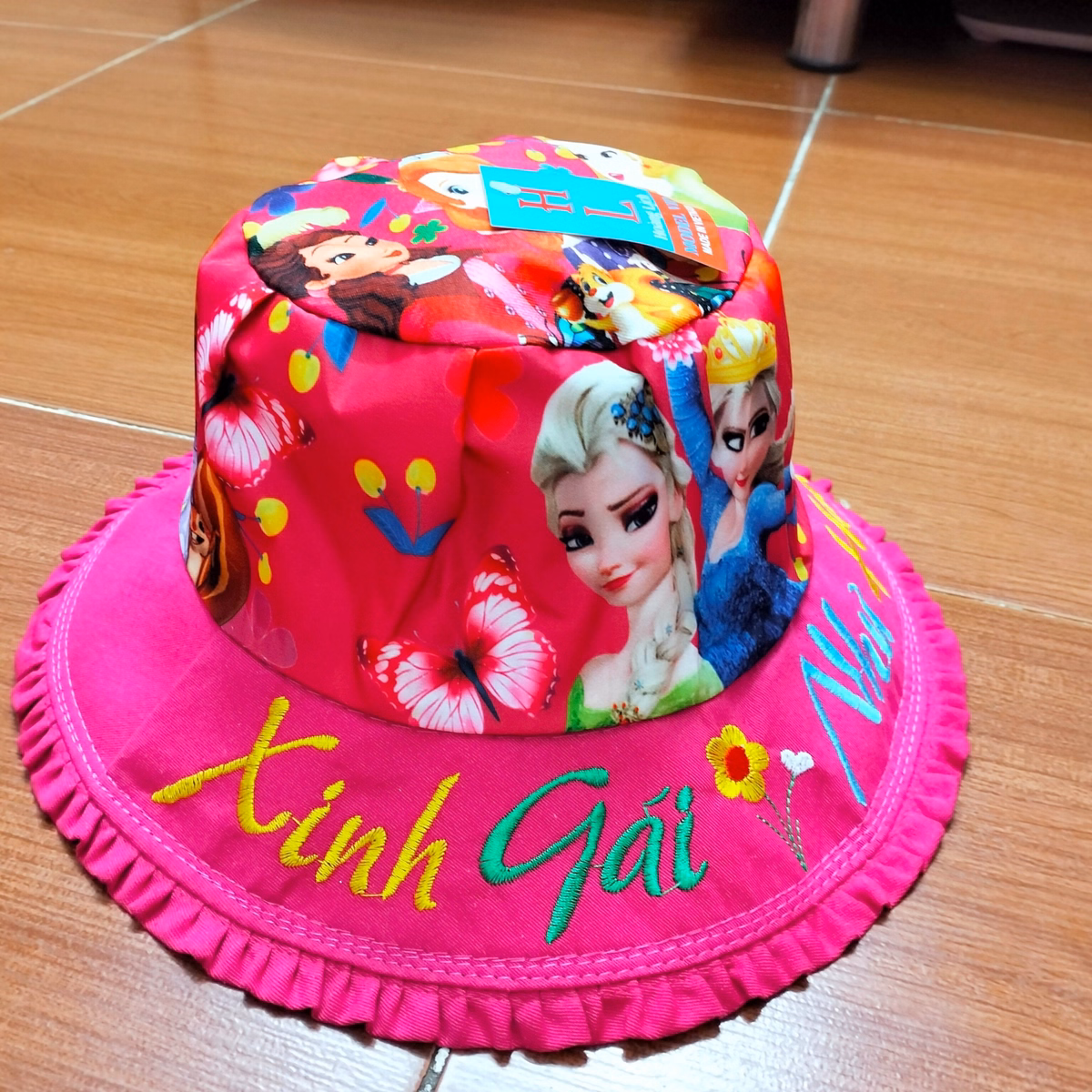 Nón Tai Bèo, Mũ Vành Tròn Xinh Gái Như Hoa Cho Bé - Shoip Mẹ Bống - Ảnh 5