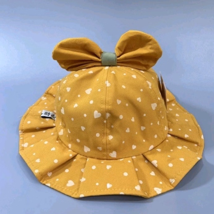 Nón Tai Bèo Họa Tiết Gà Con, Mũ Vải Đính Nơ Cho Bé 3 Đến 10 Tuổi - Shop Mệ Bống - Ảnh 5