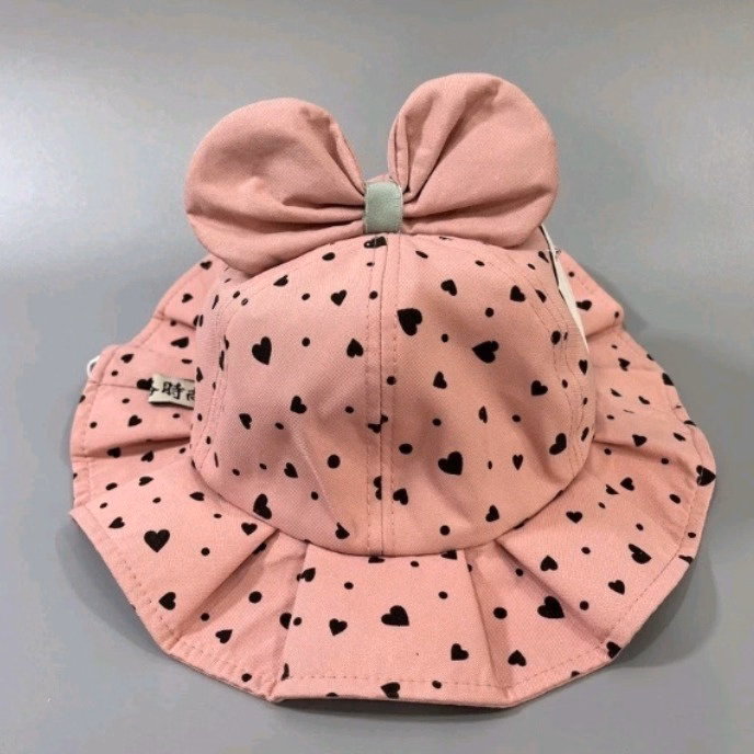 Nón Tai Bèo Họa Tiết Gà Con, Mũ Vải Đính Nơ Cho Bé 3 Đến 10 Tuổi - Shop Mệ Bống - Ảnh 6