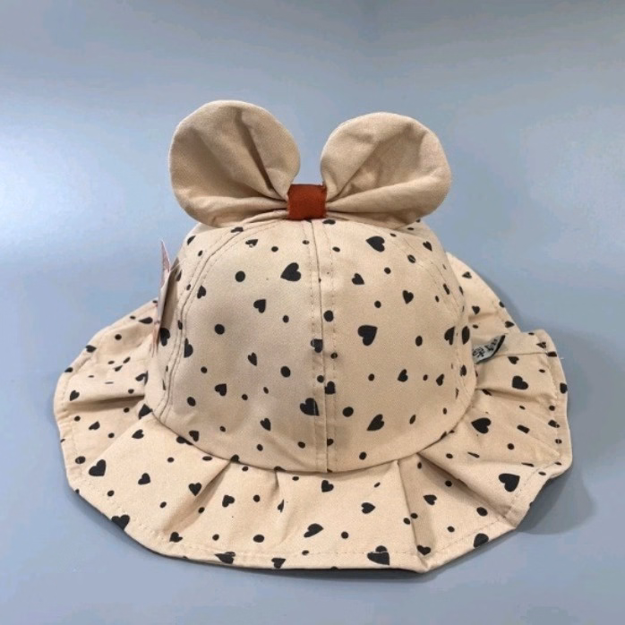 Nón Tai Bèo Họa Tiết Gà Con, Mũ Vải Đính Nơ Cho Bé 3 Đến 10 Tuổi - Shop Mệ Bống - Ảnh 7