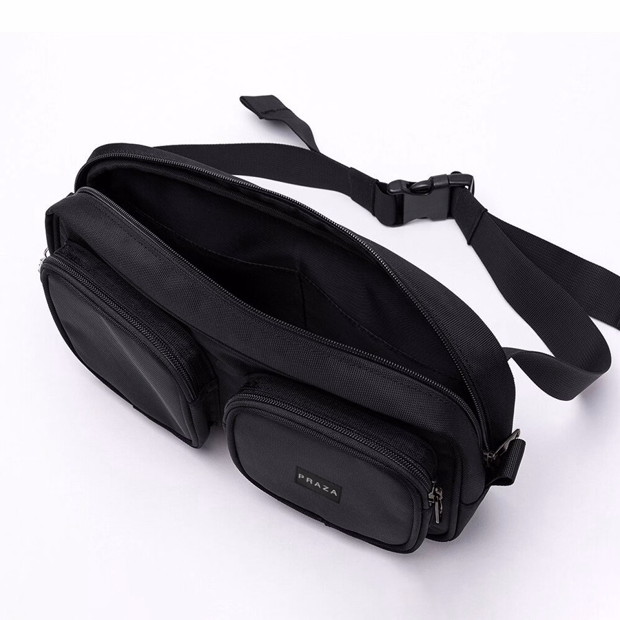 Túi Đeo Chéo Vải Polyester Cao Cấp Kiểu Hộp Ngang Dc139 - Praza - Ảnh 3