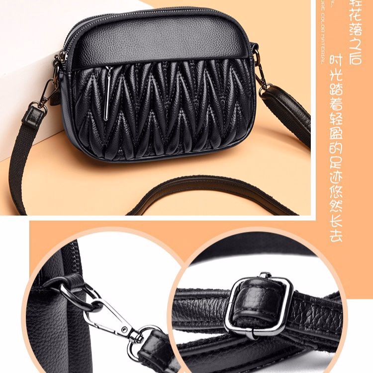 Túi Đeo Chéo Điện Thoại Dáng Vuông Da Mềm Đơn Giản Wh399 - Winnie House - Ảnh 7