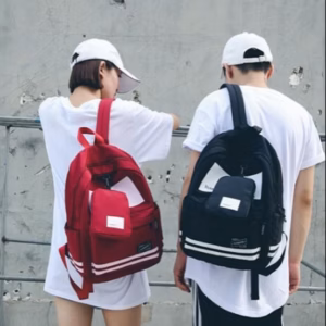 Balo Ulzzang Ô Vuông Đựng Laptop (Tặng Kèm Bóp) St654 - Nana House