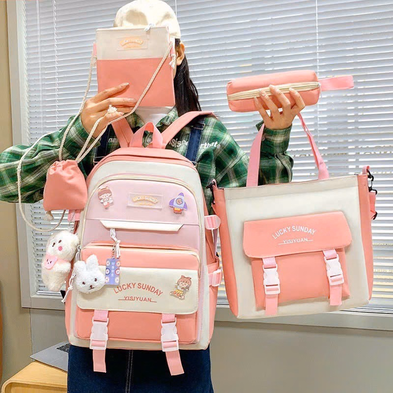 Set Balo 4 Món Jlucky Sunday Sa666 - Sam Store - Ảnh 2