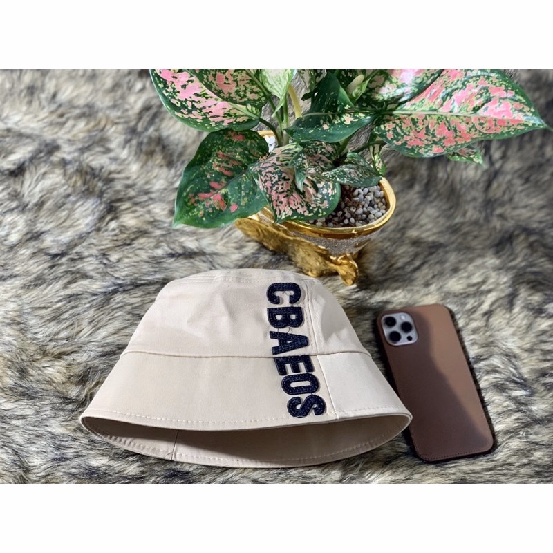 Nón Bucket Vành Cụp Thêu Chữ Dọc Cbaeos Cá Tính Sa320 - Sam Store - Ảnh 4