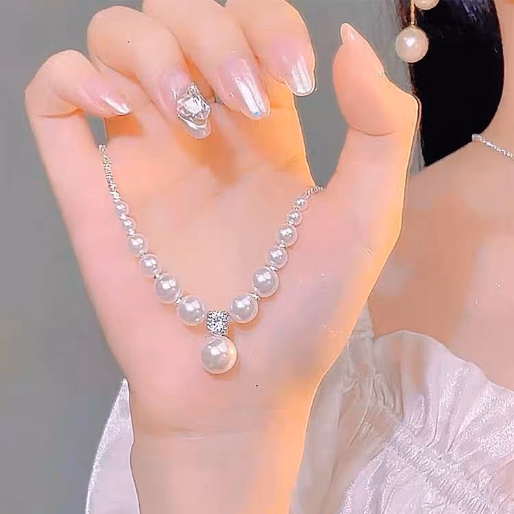 Dây Chuyền Ngọc Trai Vỡ Bạc Ta Cao Cấp Có Thẻ Hóa Đơn - Thắng Giang - Ảnh 3