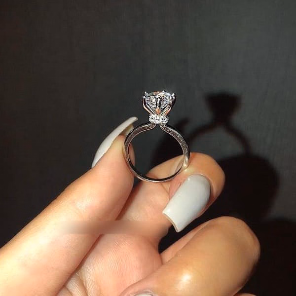 Nhẫn Đá Nhô Bạc Ta Cao Cấp Có Thẻ Hóa Đơn - Thắng Giang