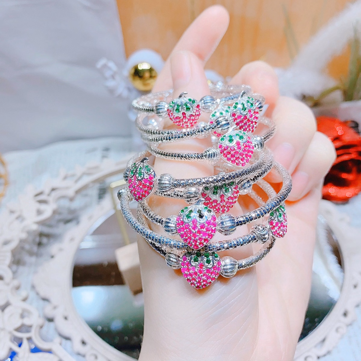 Vòng Bạc Dâu Tây Bạc Ta Xinh Cho Bé - Thắng Giang - Ảnh 2