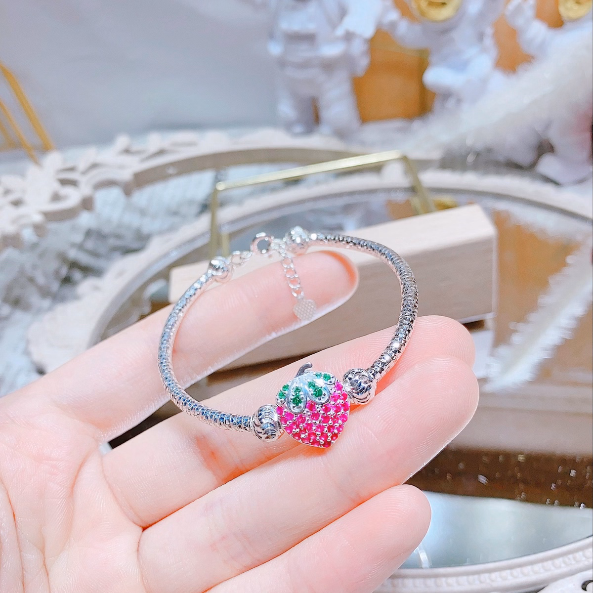 Vòng Bạc Dâu Tây Bạc Ta Xinh Cho Bé - Thắng Giang - Ảnh 3