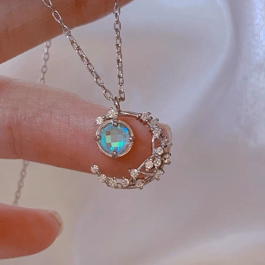 Dây Mặt Trăng Đá Moon Bạc Ta Cao Cấp - Thắng Giang - Ảnh 3