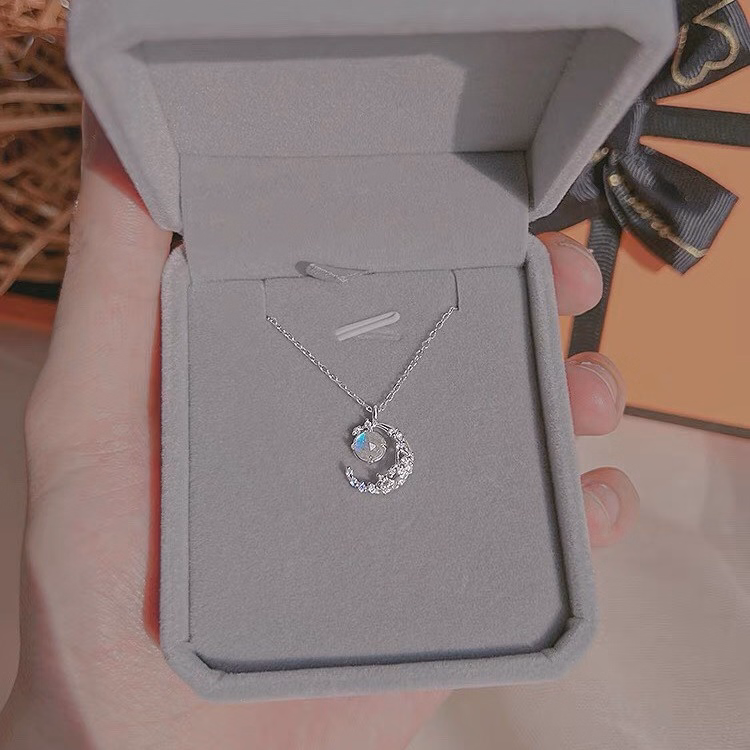 Dây Mặt Trăng Đá Moon Bạc Ta Cao Cấp - Thắng Giang - Ảnh 4