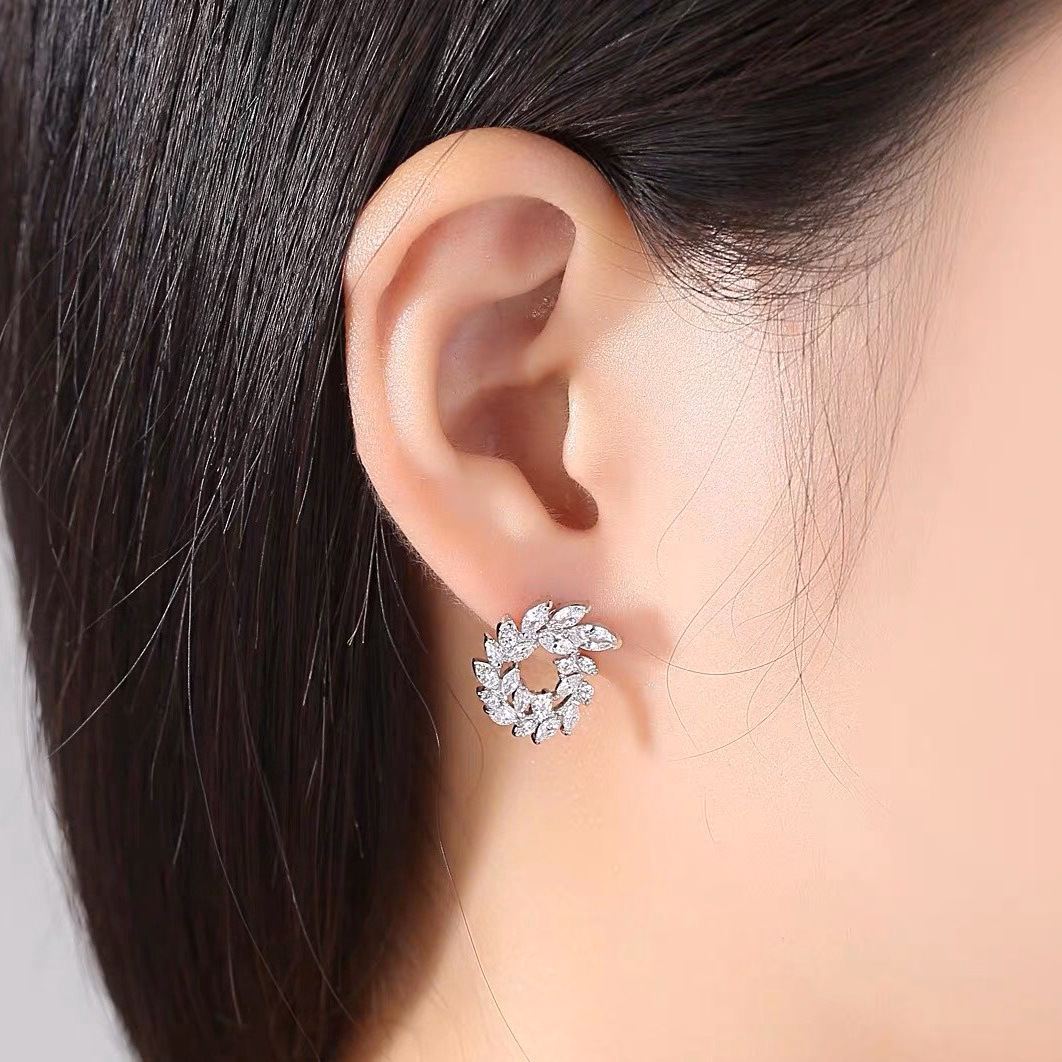 Bông Tai Vòng Nguyệt Quế Bạc Ta Cao Cấp - Thắng Giang - Ảnh 4