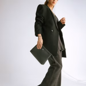 Túi Cầm Tay Ryder Da Mờ Thời Trang - Đen (Daily Classic Pouch) - Sincewhen