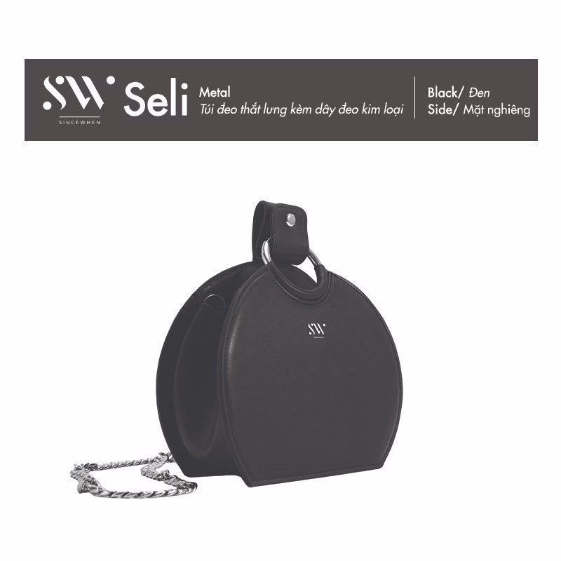 Túi Đeo Thắt Lưng Seli Kèm Dây Kim Loại 3 Trong 1 (Metal Chain Belt Bag) - Sincewhen - Ảnh 5