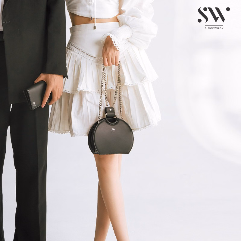 Túi Đeo Thắt Lưng Seli Kèm Dây Kim Loại 3 Trong 1 (Metal Chain Belt Bag) - Sincewhen - Ảnh 3