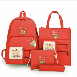 Set Balo 4 Món Cô Gái Kute Phong Cách Hàn Quốc Vừa A4 Sa343 - Sam Store