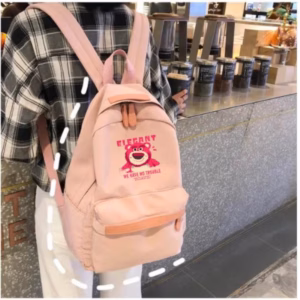 Balo Đi Học Gấu Dâu Losto Vừa A4 St923 - Nana House