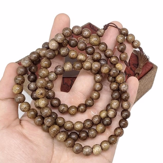 Vòng Tay Trầm Hương Chuỗi Tràng Hạt 108 Hạt Tự Nhiên V309 - Pg Fashion - Ảnh 4