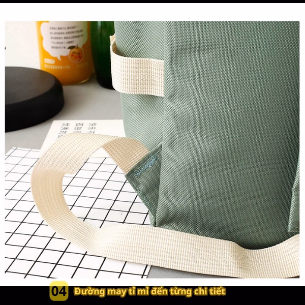 Combo 4 Món (Tặng Kèm Stick 2D Và Mica) Balo Nữ, Phiên Bản Hàn Quốc, Vải Canvas, Chống Nước, Chống Sốc - Ch122 - Bh Kids - Ảnh 7