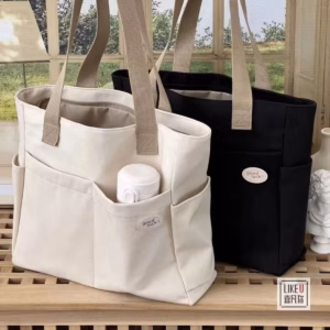 Túi Đeo Chéo Nữ Trơn Chất Canvas Đeo Đi Học Đi Chơi